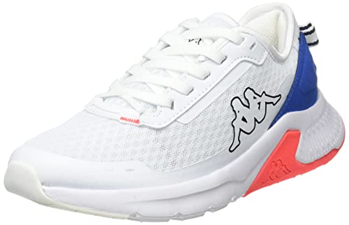 Kappa Tuelo Unisex, Zapatillas para Correr de Carretera Adulto, 1060 White Blue, 38 EU