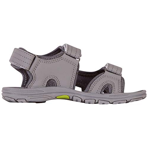 Kappa Zapatillas Unisex para niños Early II K, 1633 Grey Lime, 33 EU