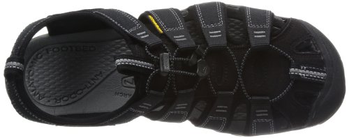 KEEN Clearwater CNX, Sandalias, para Hombre, Negro (Black/Gargoyle), 41 EU