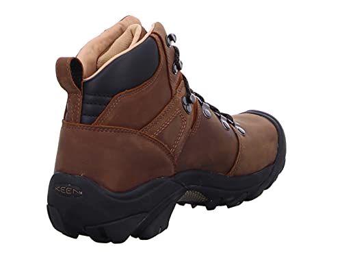 KEEN Pirineos Botas de senderismo de piel a media altura impermeable para hombre, Sirope, 47 EU