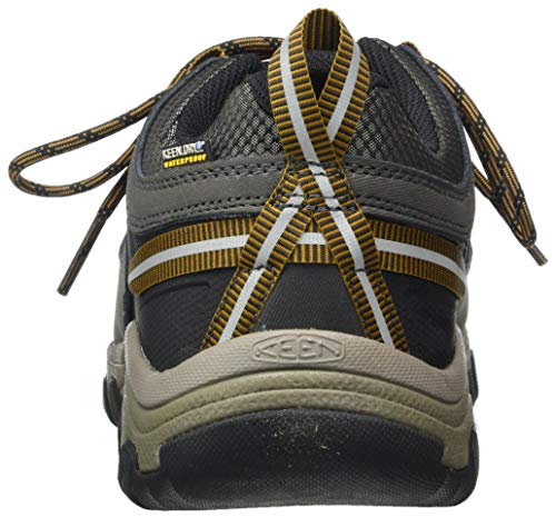 KEEN Targhee 3 Waterproof, Zapatos para Senderismo Hombre, Black Olive/Golden Brown, 43 EU