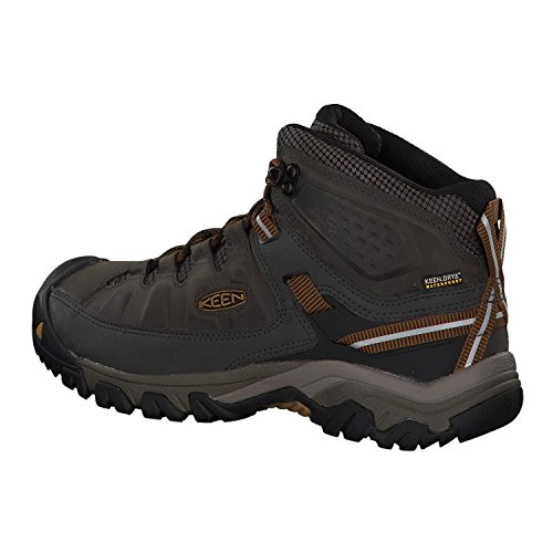 Keen Targhee III Waterproof Mid, Zapatos de High Rise Senderismo Hombre, Verde (Black Olive/Golden Brown 0), 41