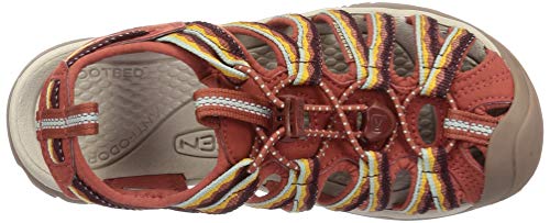 KEEN Whisper Sandalias para Mujer, Naranja (redwood), 41 EU