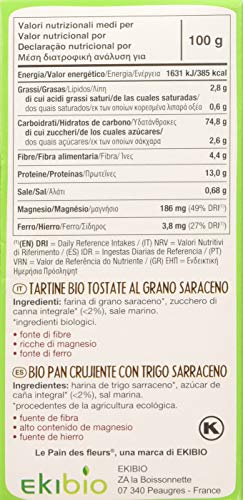 KI GROUP SpA Priméal Le Pain De Fleurs Tartine Al alforfón Orgánica 150g