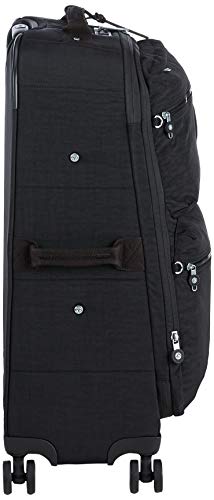 Kipling CITY SPINNER M Trolley mediano extensible de 4 ruedas, Negro (Black Noir)