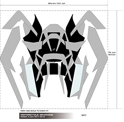 Kit de decoración y protección X-Adventure Sports Uniracing Honda X-ADV '17-'20