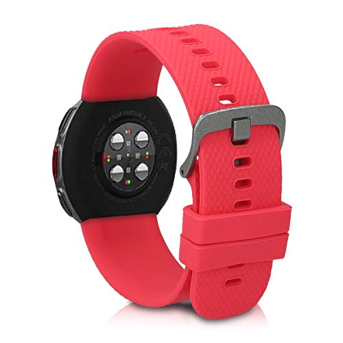 kwmobile Pulsera Compatible con Polar Vantage M/Grit X - Correa para Reloj Inteligente Silicona TPU Rojo