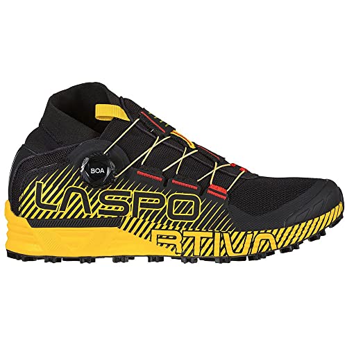 LA SPORTIVA Cyklon, Zapatillas de Trail Running Hombre, Negro Amarillo, 47 EU