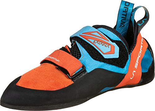 LA SPORTIVA Katana Tangerine/Tropic Blue, Zapatillas de Escalada Unisex Adulto, 44 EU