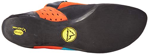 La Sportiva Katana, Zapatos de Escalada Unisex Adulto, Multicolor (Tangerine/Tropic Blue 000), 46 EU