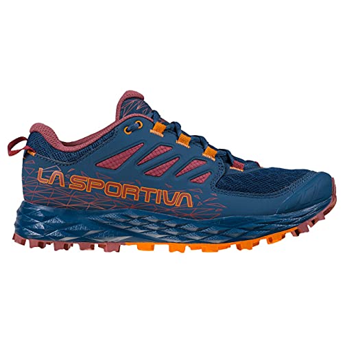 LA SPORTIVA Lycan II Woman, Zapatillas de Trail Running Mujer, Denim/Rouge, 40 EU