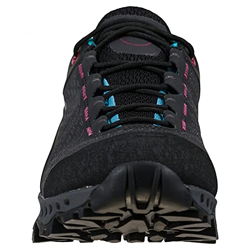 LA SPORTIVA Spire Woman GTX, Zapatillas de Senderismo Mujer, Black/Topaz, 39.5 EU