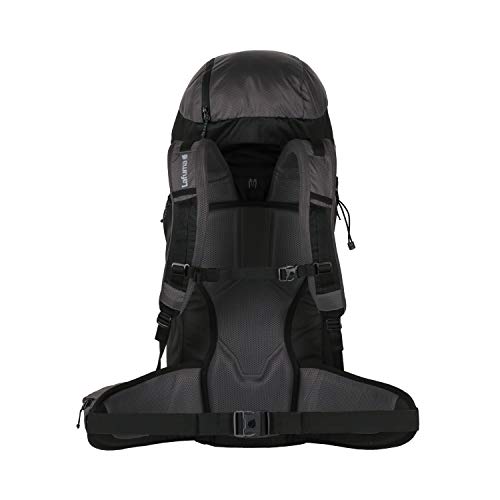 Lafuma - Access 50+10 - Mochila para Hombre y Mujer para Senderismo y Viaje - Volumen Extensible 50+10 L - Gris/Negro