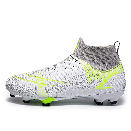 LDTSUP Botas de Fútbol para Hombre Zapatos de fútbol Spike Aire Libre Profesionales Zapatos de fútbol de caña Alta Atletismo Zapatillas de Deporte