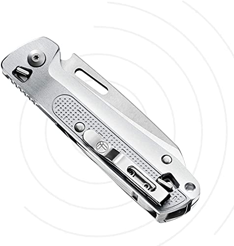 Leatherman Free K4X - Multiherramienta para camping y supervivencia, fabricado en EE.UU, con 9 herramientas incorporadas, con bloqueo total, destornilladores y abrebotellas