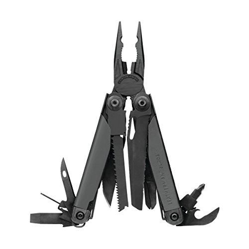 Leatherman Surge - Herramienta multiherramienta de acero inoxidable bruñido con funda