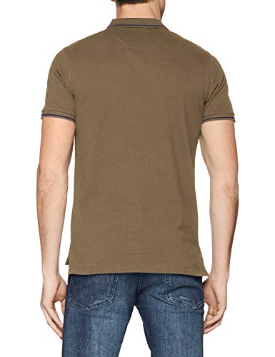 Lee Pique Polo Camisetas, Verde (Utility Green Ng), M para Hombre