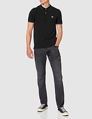 Lee Pique Polo, Polo, Hombre, Negro (Black 01), Large