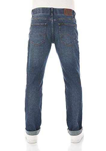 Lee Straight Fit XM, Jeans, Hombre, Azul (Maddox), 36W / 30L