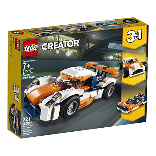 LEGO Creator 3in1 Sunset Track Racer 31089 Building Kit , New 2019 (221 Piece)