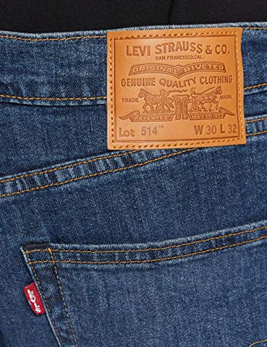 Levi's 514 Straight Jeans Vaqueros, Wagyu Moss, 32W / 32L para Hombre