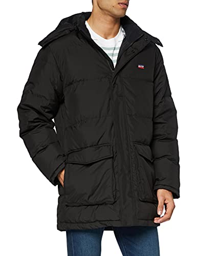 Levi's Fillmore Mid Parka 2.0, Negro Azabache, S para Hombre