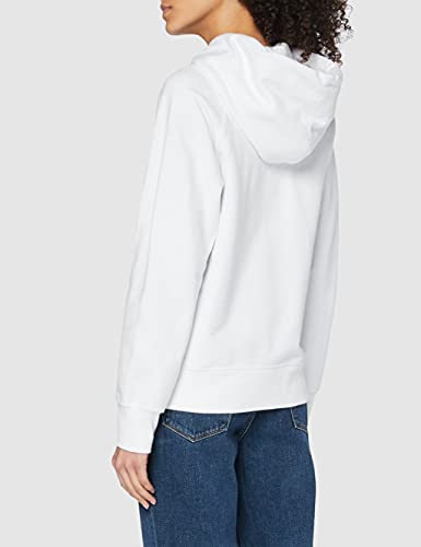 Levi's Graphic Sport Sudadera con Capucha, Housemark Hoodie White, S para Mujer