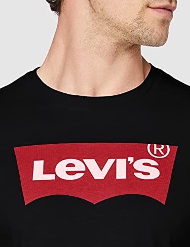 Levi's Graphic tee B Camiseta, Hm LS Better Black, M para Hombre