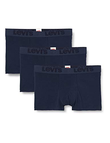 Levi's Premium-Trunks para Hombre (3 Unidades), Azul Marino, L (Pack de 3)