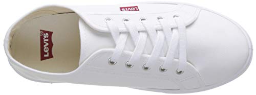 Levi's Tijuana, Zapatillas para Mujer, Blanco (Sneakers 51), 39 EU