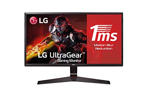 LG UtraGear 24MP59G-P - Monitor 24 pulgadas gaming, Full HD, 75Hz, 1000:1, 250nit, sRGB 99%, HDMI, DisplayPort