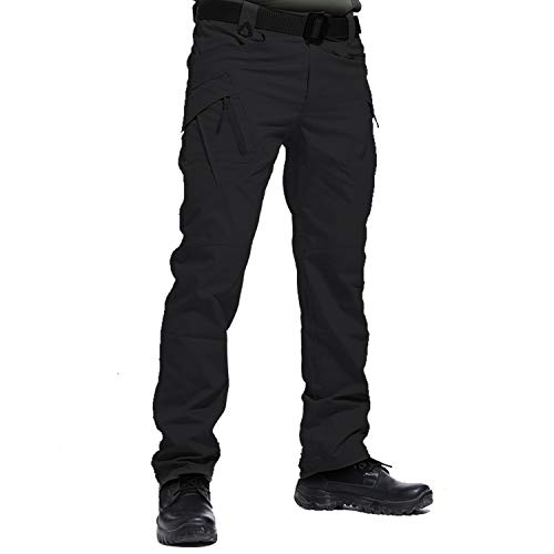 LHHMZ Pantalones Cargo de Senderismo para Hombres al Aire Libre Tiro Deportivo Caza Militar Tactical Combat Work Pantalones Casuales