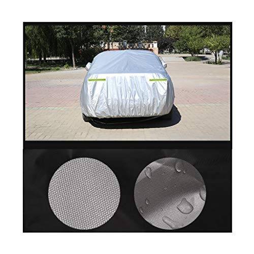 LIAOMJ-Fundas para Coche Y la Cubierta Protectora Compatible con Fiat Freemont 500 Punto Viaggio Palio Siena Alquiler Espesar Ropa Impermeable Aislamiento Lona Lluvia Nieve Cubierta del Coche