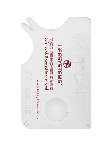 Lifesystems Tick Remover Card, Unisex-Adult, White, One Size