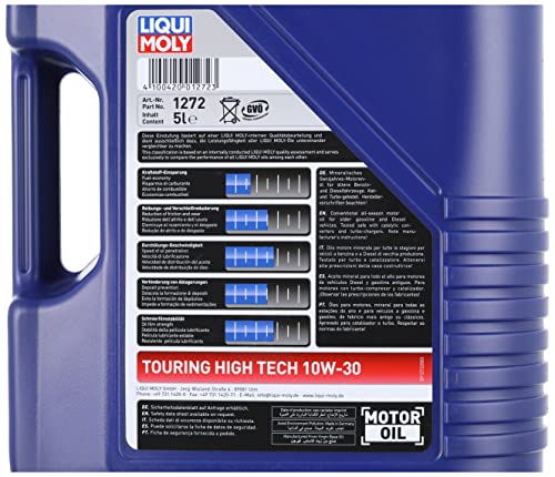 Liqui Moly 1272 Turismo Alto Tecnología 10W-30, 5 L