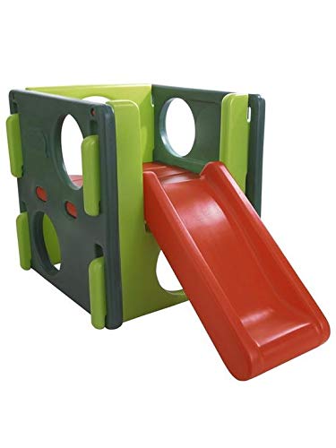 Little Tikes Gimnasio de Actividades Junior - Escala, Gatea y Deslízate - Juguete de jardín duradero - Promueve el Desarrollo Físico - Uso en Interiores o Exteriores - Edad: a partir de 18 meses