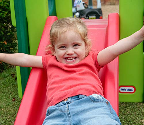 Little Tikes Gimnasio de Actividades Junior - Escala, Gatea y Deslízate - Juguete de jardín duradero - Promueve el Desarrollo Físico - Uso en Interiores o Exteriores - Edad: a partir de 18 meses