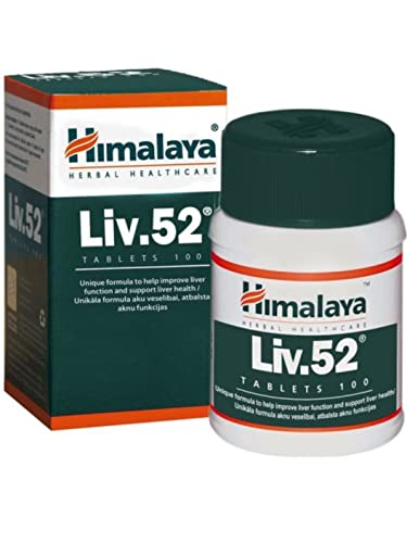 Liv52 100 tabletas ¡Desintoxica y fortalece tu hígado con el suplemento de hierbas más usado Liv. 52 de Himalaya!