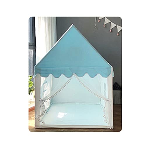 LMJ Playera Interior Tienda de campaña Play Play Tent Fairy Tale Teepee Camping Camping Napping Teepee (Color : Blue)