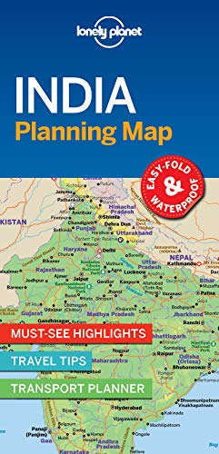 Lonely Planet India Planning Map [Idioma Inglés]