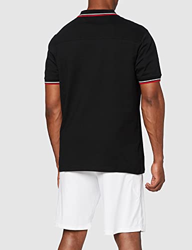 Lonsdale Amateur Polo, Negro (Schwarz), Medium (Talla del Fabricante: M) para Hombre