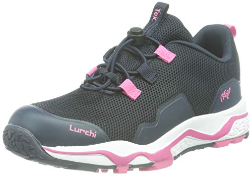 Lurchi Lester-Sympatex, Zapatillas Niñas, Navy Fuchsia, 37 EU