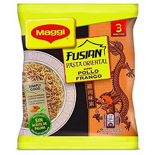 MAGGI FUSIAN Pasta Oriental Noodles Pollo, Fideos Orientales, 71g