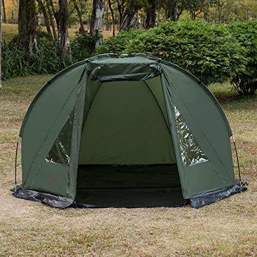 Magic3org Aparejos de pesca carpa carpa bivvy exterior día refugio carpa montaje rápido al aire libre para 1 - 2 personas