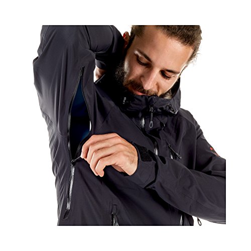 Mammut Kento HS Chaqueta de Montañismo y Escalada, Hombre, Negro, S