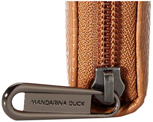 Mandarina Duck Mellow Leather P10FZP61, Accesorio de Viaje-Billetera para Mujer, Indian Tan, 19x10,5x2,0999999 (L x H x W)