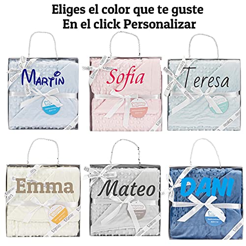 Manta para bebés, 0.80 x 1.10 m Manta para recién Nacidos Mantitas para Bebes Suave y Confortable Cálida niña y niño Mantas para Todas Las Estaciones (Manta Personalizado)