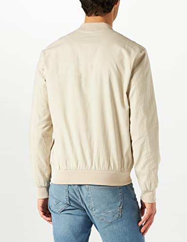 Marca Amazon - find. Chaqueta Bomber Hombre, Beige (Stone), XXL, Label: XXL