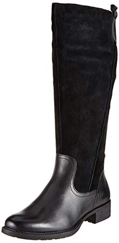 Marco Tozzi 2-2-25504-23, Botas Altas Mujer, Negro (Black 001), 39 EU