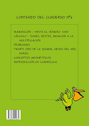 Matemáticas fáciles 6 / Editorial GEU / 2º Primaria / Mejora la resolución de ejercicios matemáticos / Recomendado como apoyo / Actividades sencillas (Niños de 7 a 8 años)